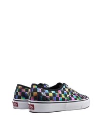 Baskets basses en toile à carreaux multicolores Vans