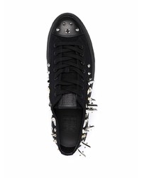 Baskets basses en toile à clous noires Givenchy