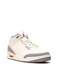 Baskets basses en toile beiges Jordan