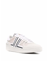 Baskets basses en toile beiges Lanvin