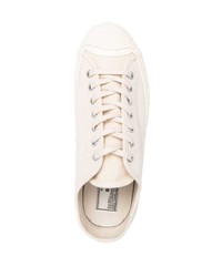 Baskets basses en toile beiges Superga