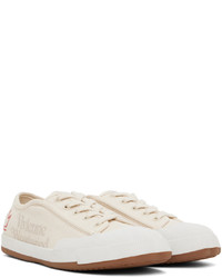 Baskets basses en toile beiges Vivienne Westwood