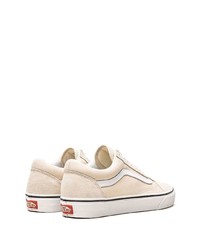 Baskets basses en toile beiges Vans