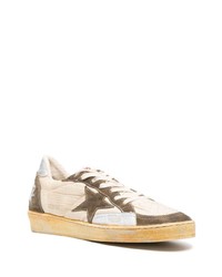 Baskets basses en toile beiges Golden Goose