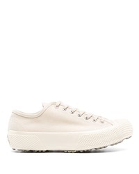 Baskets basses en toile beiges Superga