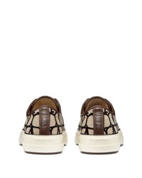 Baskets basses en toile beiges Valentino Garavani