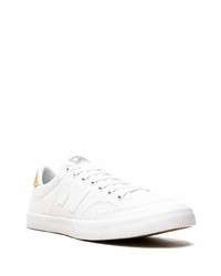 Baskets basses en toile blanches New Balance