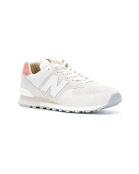 Baskets basses en toile blanches New Balance