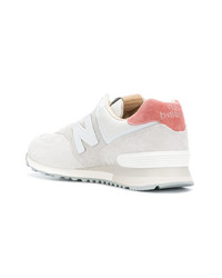 Baskets basses en toile blanches New Balance