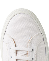 Baskets basses en toile blanches Common Projects