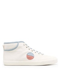 Baskets basses en toile blanches Bally