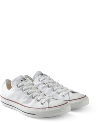 Baskets basses en toile blanches Converse