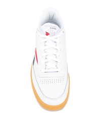 Baskets basses en toile blanches Reebok