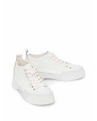 Baskets basses en toile blanches JW Anderson