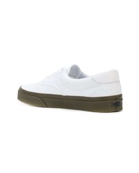 Baskets basses en toile blanches Vans