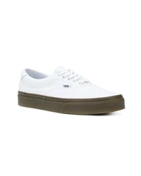 Baskets basses en toile blanches Vans