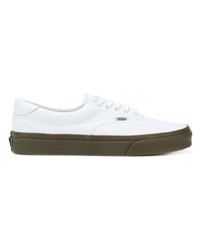 Baskets basses en toile blanches Vans