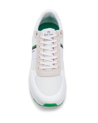 Baskets basses en toile blanches PS Paul Smith