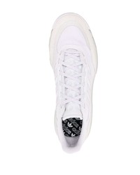 Baskets basses en toile blanches adidas