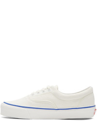 Baskets basses en toile blanches Vans