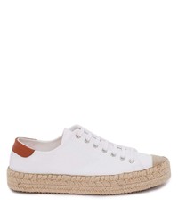 Baskets basses en toile blanches JW Anderson