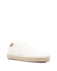 Baskets basses en toile blanches Maison Margiela