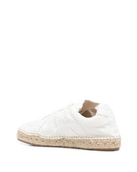 Baskets basses en toile blanches Maison Margiela