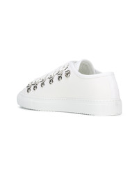 Baskets basses en toile blanches JW Anderson