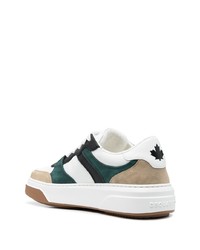 Baskets basses en toile blanches DSQUARED2