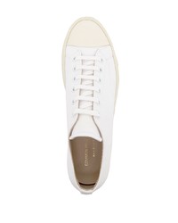 Baskets basses en toile blanches Common Projects