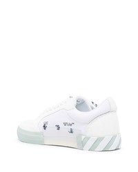 Baskets basses en toile blanches Off-White