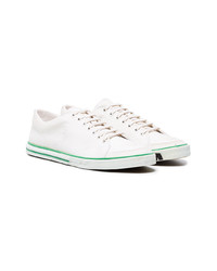 Baskets basses en toile blanches Balenciaga