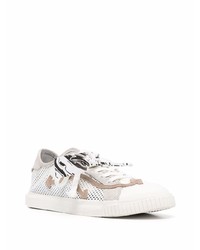 Baskets basses en toile blanches Off-White