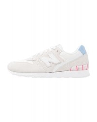 Baskets basses en toile blanches New Balance