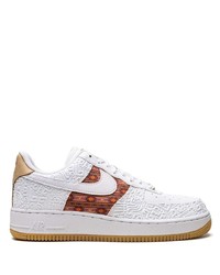 Baskets basses en toile blanches Nike