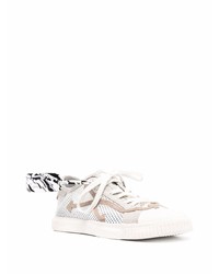 Baskets basses en toile blanches Off-White