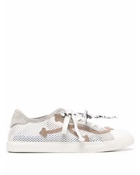 Baskets basses en toile blanches Off-White