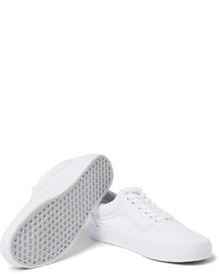 Baskets basses en toile blanches Vans