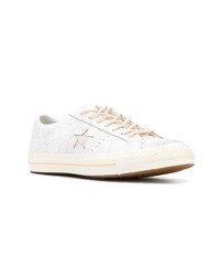 Baskets basses en toile blanches Converse