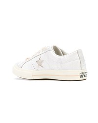 Baskets basses en toile blanches Converse