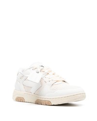 Baskets basses en toile blanches Off-White