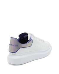 Baskets basses en toile blanches Alexander McQueen