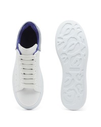 Baskets basses en toile blanches Alexander McQueen