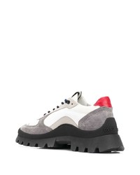 Baskets basses en toile blanches DSQUARED2