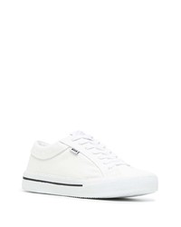 Baskets basses en toile blanches MSGM
