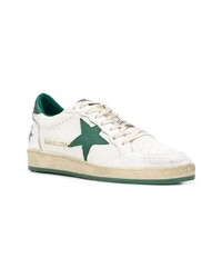 Baskets basses en toile blanches Golden Goose Deluxe Brand