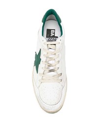 Baskets basses en toile blanches Golden Goose Deluxe Brand