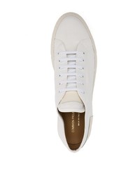 Baskets basses en toile blanches Common Projects