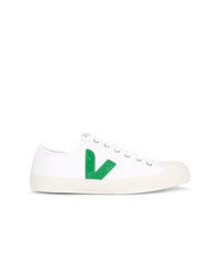 Baskets basses en toile blanches Veja