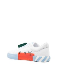 Baskets basses en toile blanches Off-White